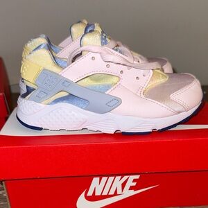 Nike Kids Pastel Pink and Blue Sneakers